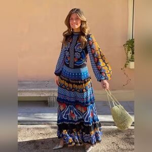 NWOT Tiered Maxi Dress